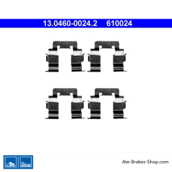 ATE Kit d’accessoires de plaquettes de frein d’origine (13046000242) pour Mercedes-Benz