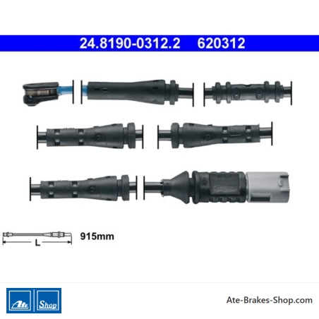 ATE originele slijtage-indicator (24819003122) voor BMW