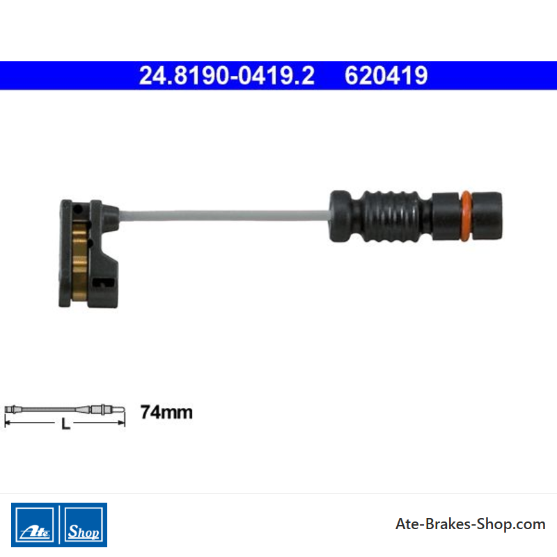 ATE originele slijtage-indicator (24819004192) voor Mercedes-Benz