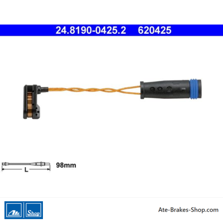 ATE Indicador de desgaste original (24819004252) para Mercedes-Benz