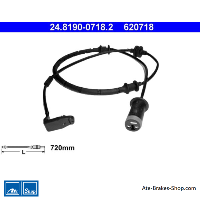 ATE original Wear Indicator (24819007182) for Opel, Saab