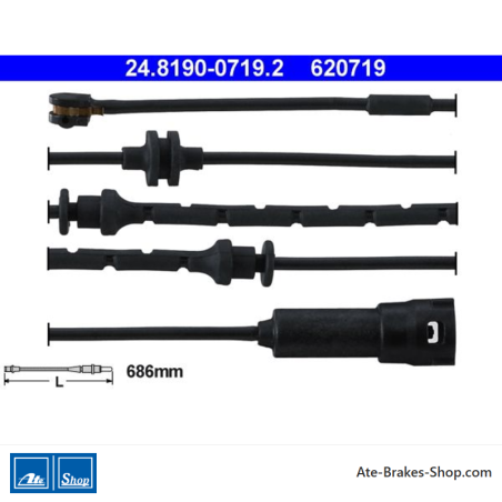 ATE Indicateur d’usure d’origine (24819007192) pour Fiat, Opel