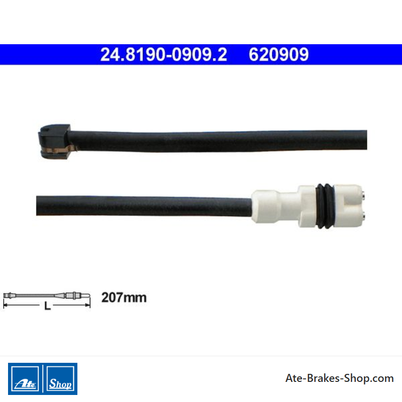 ATE original Wear Indicator (24819009092) for Porsche