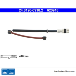 ATE originele slijtage-indicator (24819009182) voor Porsche