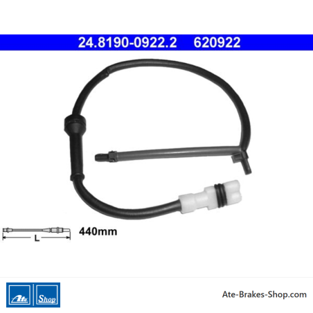 ATE Indicador de desgaste original (24819009222) para Porsche