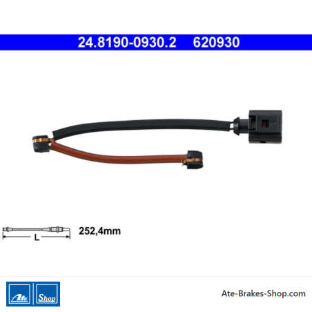 ATE original Wear Indicator (24819009302) for Audi, Porsche, Volkswagen (VW)