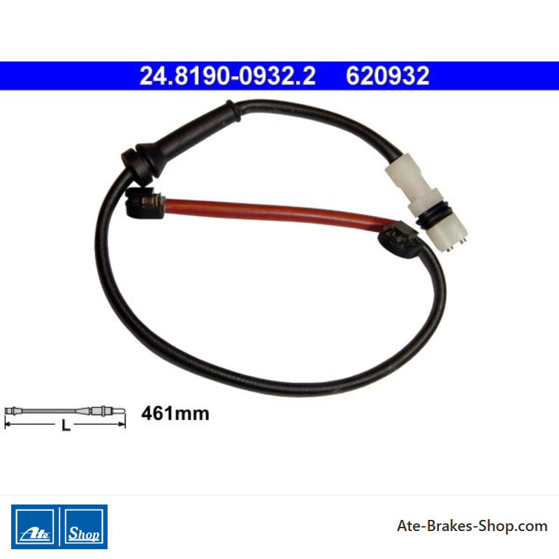 ATE original Wear Indicator (24819009322) for Porsche