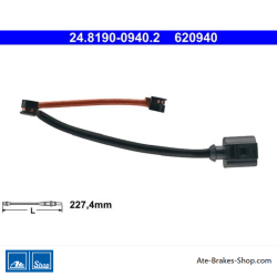 ATE Indicador de desgaste original (24819009402) para Audi y Porsche