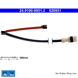 ATE originele slijtage-indicator (24819009512) voor Porsche