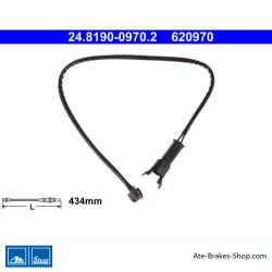 ATE Indicador de desgaste original (24819009702) para Jaguar