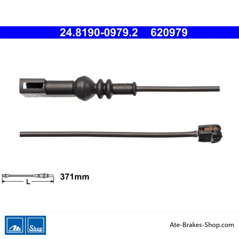ATE originele slijtage-indicator (24819009792) voor Ford