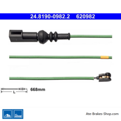 ATE originele slijtage-indicator (24819009822) voor Ford