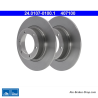 ATE Disco de freno original de 2 piezas (24010701001) para Citroën