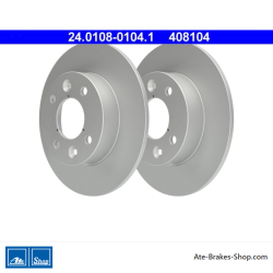 ATE Original 2 Pieces Brake Disk (24010801041) for Renault