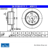 ATE Original 2 Pieces Brake Disk (24010801111) for Mercedes-Benz