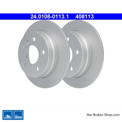ATE Original 2 Pieces Brake Disk (24010801131) for Mercedes-Benz