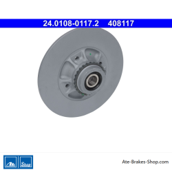 ATE Disco de freno original (24010801172) para Renault