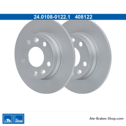 ATE Disque de frein original en 2 pièces (24010801221) pour Mitsubishi, Nissan, Renault