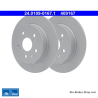 ATE Original 2 Pieces Brake Disk (24010901671) for Fiat, Suzuki