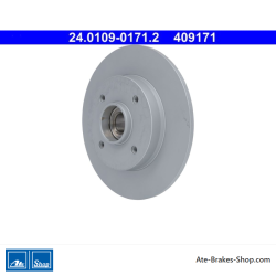 ATE Originale Bremsscheibe (24010901712) für Citroën, Peugeot