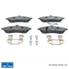 ATE originale Bremsbeläge (13046027382) für Citroën, Fiat, Peugeot, Toyota