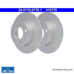ATE Original 2 Pieces Brake Disk (24011001781) for Audi