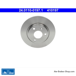 ATE Disco de freno original de 2 piezas (24011001971) para Citroën