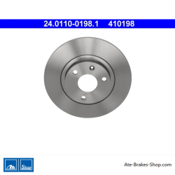 ATE Original 2 Pieces Brake Disk (24011001981) for Citroën