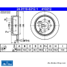 ATE Disco de freno original de 2 piezas (24011002121) para Honda, MG, Rover