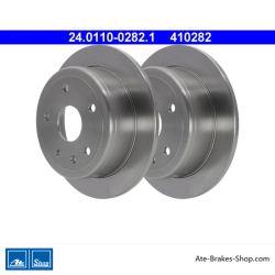 ATE Disco de freno original de 2 piezas (24011002821) para Daewoo