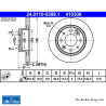 ATE Original 2 Pieces Brake Disk (24011003081) for Kia