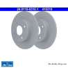 ATE Disco de freno original de 2 piezas (24011003101) para Nissan