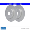 ATE Disco de freno original de 2 piezas (24011003311) para Smart