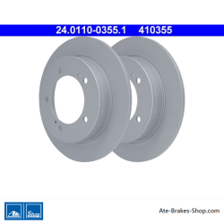 ATE Original 2 Pieces Brake Disk (24011003551) for Suzuki