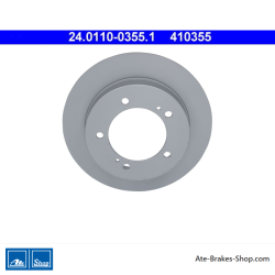 ATE Original 2 Teile Bremsscheibe (24011003551) für Suzuki