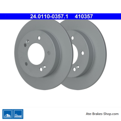 ATE Original 2 Pieces Brake Disk (24011003571) for Hyundai, Kia