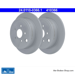 ATE Disque de frein original en 2 pièces (24011003661) pour Subaru, Toyota