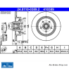 ATE Originale Bremsscheibe (24011003892) für Renault