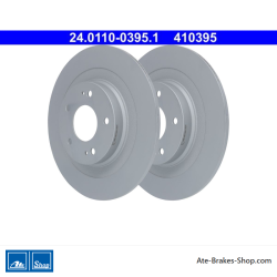 ATE Original-2-teilige Bremsscheibe (24011003951) für Citroën, Mitsubishi, Peugeot