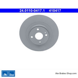 ATE Originele 2-delige remschijf (24011004171) voor Abarth, Fiat