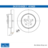 ATE Original zweiteilige Bremsscheibe (24011004281) für Mazda, Toyota