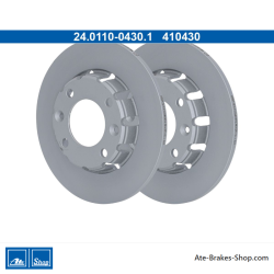 ATE originale zweiteilige Bremsscheibe (24011004301) für Citroën, Opel, Peugeot