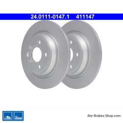 ATE Original 2 Pieces Brake Disk (24011101471) for Volvo
