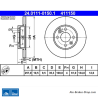 ATE Originale zweiteilige Bremsscheibe (24011101501) für Renault