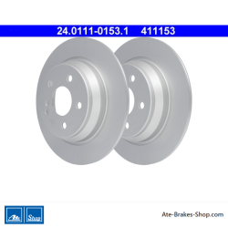 ATE Original 2 Pieces Brake Disk (24011101531) for Mercedes-Benz