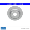 ATE Disco de freno original de 2 piezas (24011101651) para Mazda