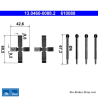 ATE Kit d’accessoires de plaquettes de frein d’origine (13046000882) pour Volvo
