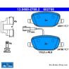 ATE original brake pads (13046027682) for Alfa Romeo