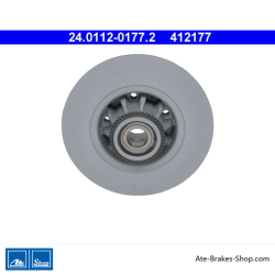 ATE Disco de freno original (24011201772) para Nissan, Opel y Renault