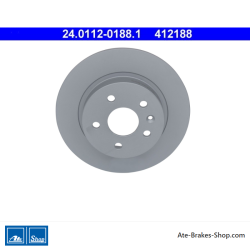 ATE Disque de frein original en 2 pièces (24011201881) pour Chevrolet, Opel